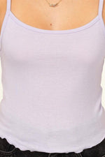 Lettuce Hem Crop Cami Top-Tanks & Camis-[option4]-[option5]-[option6]-Womens-USA-Clothing-Boutique-Shop-Online-Clothes Minded