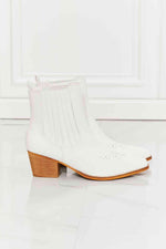 Love the Journey Stacked Heel Chelsea Boot in White-Melody, Ship from USA-[option4]-[option5]-[option6]-Womens-USA-Clothing-Boutique-Shop-Online-Clothes Minded