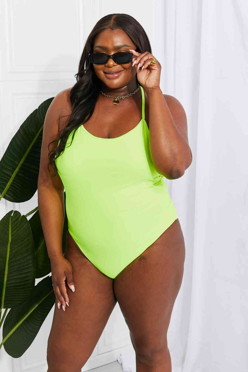Marina West Swim High Tide One-Piece in Lemon-Lime-Marina West Swim, Ship from USA-Lemon-S-[option4]-[option5]-[option6]-Womens-USA-Clothing-Boutique-Shop-Online-Clothes Minded