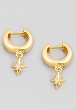 Mini North Star Huggies-180 Jewelry-Earrings, Huggie Earrings, Max Retail, Mini North Star Huggies, Star Huggies-[option4]-[option5]-[option6]-Womens-USA-Clothing-Boutique-Shop-Online-Clothes Minded