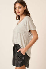 Mittoshop Striped V-Neck Short Sleeve T-Shirt-Mittoshop, Ship from USA-[option4]-[option5]-[option6]-Womens-USA-Clothing-Boutique-Shop-Online-Clothes Minded