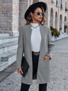 Open Front Long Sleeve Blazer-S.N, Ship From Overseas-Heather Gray-S-[option4]-[option5]-[option6]-Womens-USA-Clothing-Boutique-Shop-Online-Clothes Minded