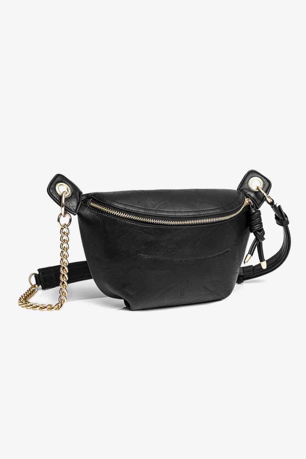 PU Leather Chain Strap Crossbody Bag-C&W, Ship From Overseas-Black-One Size-[option4]-[option5]-[option6]-Womens-USA-Clothing-Boutique-Shop-Online-Clothes Minded