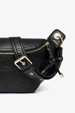 PU Leather Chain Strap Crossbody Bag-C&W, Ship From Overseas-[option4]-[option5]-[option6]-Womens-USA-Clothing-Boutique-Shop-Online-Clothes Minded