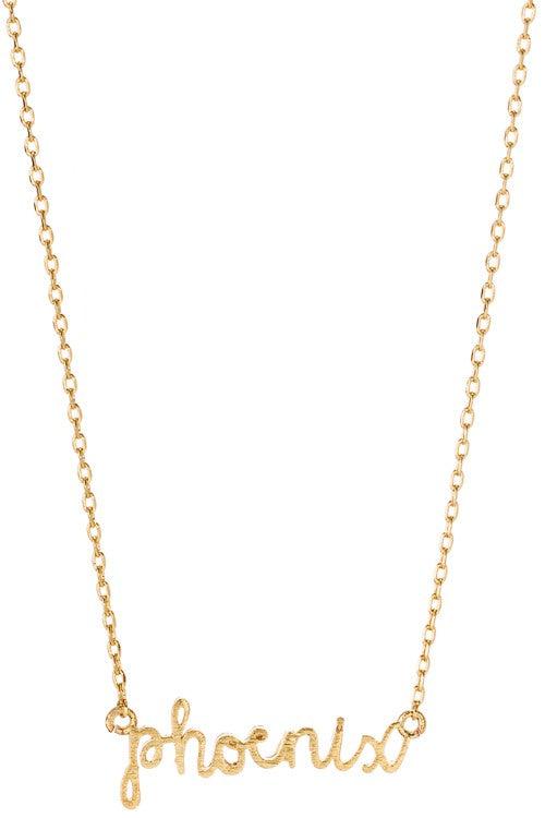 Phoenix Necklace-180 Jewelry-Max Retail, Phoenix Gold Necklace, Phoenix Necklace, Phoenix Silver Necklace-[option4]-[option5]-[option6]-Womens-USA-Clothing-Boutique-Shop-Online-Clothes Minded