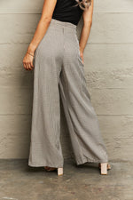 Plaid Wide Leg Pants-Hanny, Ship From Overseas-[option4]-[option5]-[option6]-Womens-USA-Clothing-Boutique-Shop-Online-Clothes Minded
