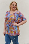 Printed Dolman Flowy Top-Tops-BE Stage, Black Friday, Ship from USA-[option4]-[option5]-[option6]-Womens-USA-Clothing-Boutique-Shop-Online-Clothes Minded