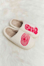 Printed Plush Slide Slippers-Melody, Ship from USA-[option4]-[option5]-[option6]-Womens-USA-Clothing-Boutique-Shop-Online-Clothes Minded