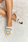 Printed Plush Slide Slippers-Melody, Ship from USA-Midnight-S-[option4]-[option5]-[option6]-Womens-USA-Clothing-Boutique-Shop-Online-Clothes Minded
