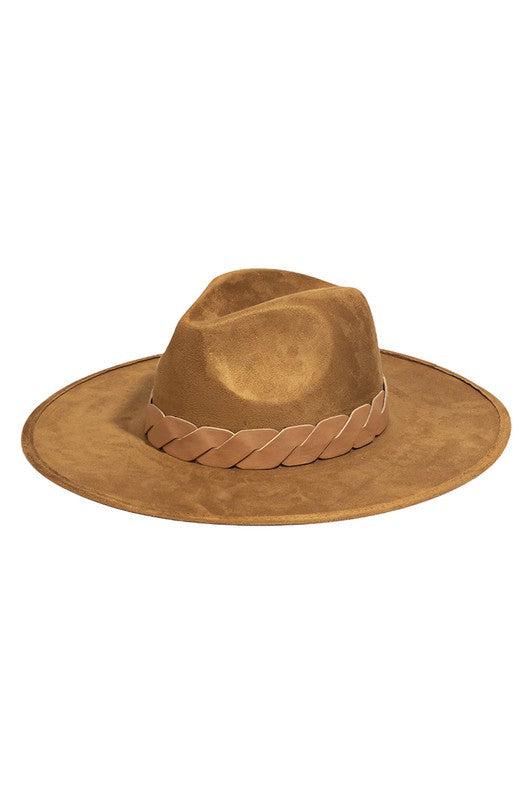 Rancher Hat-190 Accessories-Black Rancher Hat, Brown Rancher Hat, Ivory Rancher Hat, Max Retail, Olive Rancher Hat, Rancher Hat-Brown-[option4]-[option5]-[option6]-Womens-USA-Clothing-Boutique-Shop-Online-Clothes Minded