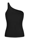 Ribbed One-Shoulder Tank-Shirts & Tops-MDML, One Shoulder Top, Ship From Overseas-[option4]-[option5]-[option6]-Womens-USA-Clothing-Boutique-Shop-Online-Clothes Minded