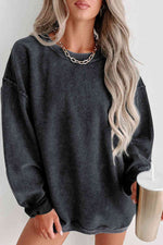 Round Neck Dropped Shoulder Sweatshirt-Tops-Ship From Overseas, SYNZ-Black-S-[option4]-[option5]-[option6]-Womens-USA-Clothing-Boutique-Shop-Online-Clothes Minded
