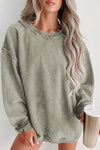Round Neck Dropped Shoulder Sweatshirt-Tops-Ship From Overseas, SYNZ-[option4]-[option5]-[option6]-Womens-USA-Clothing-Boutique-Shop-Online-Clothes Minded