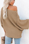 Round Neck Long Sleeve Knit Top-Tops-Boutique Top, Ship From Overseas, SYNZ, Top, Tops-[option4]-[option5]-[option6]-Womens-USA-Clothing-Boutique-Shop-Online-Clothes Minded