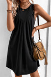 Round Neck Sleeveless Mini Dress-Dresses-Black-S-[option4]-[option5]-[option6]-Womens-USA-Clothing-Boutique-Shop-Online-Clothes Minded