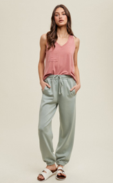 Sage Relaxed Jogger Pants