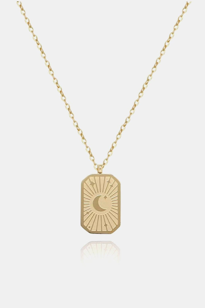 Stainless Steel 18K Gold-Plated Necklace-Necklace-H&S, Ship From Overseas, Shipping Delay 09/29/2023 - 10/04/2023-[option4]-[option5]-[option6]-Womens-USA-Clothing-Boutique-Shop-Online-Clothes Minded