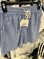 Striped Perfect Shorts-160 Bottoms-Elastic Waist Shorts, Max Retail, Striped Perfect Shorts-[option4]-[option5]-[option6]-Womens-USA-Clothing-Boutique-Shop-Online-Clothes Minded