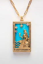 Tarot Card Pendant Stainless Steel Necklace-Necklace-H&S, jewelry, Ship From Overseas, Shipping Delay 09/29/2023 - 10/04/2023-Queen Of The Holy Grail-One Size-[option4]-[option5]-[option6]-Womens-USA-Clothing-Boutique-Shop-Online-Clothes Minded