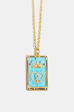 Tarot Card Pendant Stainless Steel Necklace-Necklace-H&S, jewelry, Ship From Overseas, Shipping Delay 09/29/2023 - 10/04/2023-Queen-One Size-[option4]-[option5]-[option6]-Womens-USA-Clothing-Boutique-Shop-Online-Clothes Minded