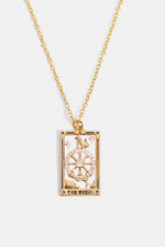 Tarot Card Pendant Stainless Steel Necklace-Necklace-H&S, jewelry, Ship From Overseas, Shipping Delay 09/29/2023 - 10/04/2023-THE WHEEL Printed-One Size-[option4]-[option5]-[option6]-Womens-USA-Clothing-Boutique-Shop-Online-Clothes Minded