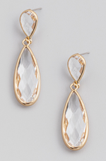 Teardrop Earrings-180 Jewelry-Earrings, jewelry, Max Retail, Teardrop Earrings-Clear-[option4]-[option5]-[option6]-Womens-USA-Clothing-Boutique-Shop-Online-Clothes Minded