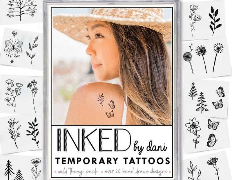 Temporary Tattoo Packs-190 Accessories-Temporary Tattoos-Wild Thing Pack-[option4]-[option5]-[option6]-Womens-USA-Clothing-Boutique-Shop-Online-Clothes Minded