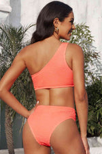 Textured One-Shoulder Bikini Set-Ship From Overseas, Shipping delay February 7 - February 16, SYNZ-[option4]-[option5]-[option6]-Womens-USA-Clothing-Boutique-Shop-Online-Clothes Minded