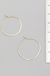 Thin Hoops-180 Jewelry-Brushed Hoops, Earrings, Hoop Earrings, Jewelry, Max Retail, Thin Hoops-[option4]-[option5]-[option6]-Womens-USA-Clothing-Boutique-Shop-Online-Clothes Minded