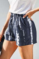 Tie-Dye Drawstring Waist Shorts with Pockets-Shorts-Ship From Overseas, Shorts, SYNZ-[option4]-[option5]-[option6]-Womens-USA-Clothing-Boutique-Shop-Online-Clothes Minded