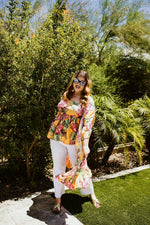 Tropics Kimono-130 Cardigans-Max Retail, Patterned Kimono, sale, Sale Top, Tropical Patterned Kimono, Tropics Kimono-[option4]-[option5]-[option6]-Womens-USA-Clothing-Boutique-Shop-Online-Clothes Minded