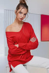 V-Neck Buttery Soft Fine Gauge Sweater-120 Sweaters-Max Retail, Pink Friday, Sweaters-[option4]-[option5]-[option6]-Womens-USA-Clothing-Boutique-Shop-Online-Clothes Minded