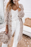 V-Neck Long Sleeve Cardigan-Ship From Overseas, SYNZ-Dust Storm-S-[option4]-[option5]-[option6]-Womens-USA-Clothing-Boutique-Shop-Online-Clothes Minded