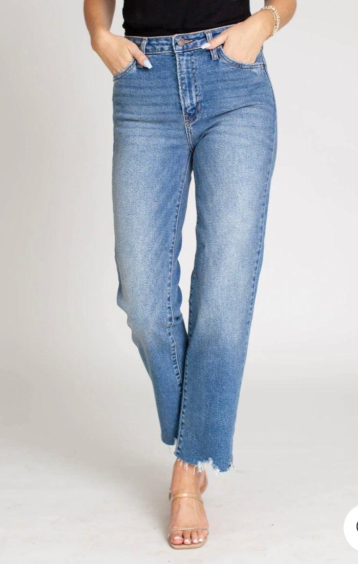Vintage Straight Jeans-170 Jeans-Ankle Jeans, Crop Jeans, Frayed Jeans, High Rise Jeans, High Waisted Jeans, Jeans, Max Retail, sale, Vintage Straight Jeans-[option4]-[option5]-[option6]-Womens-USA-Clothing-Boutique-Shop-Online-Clothes Minded