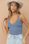 WBS Essential Sweater Knitted Tank Cami-Tank Tops & Camis-Contemporary, Tanks & Camis-Sky Blue-M-[option4]-[option5]-[option6]-Womens-USA-Clothing-Boutique-Shop-Online-Clothes Minded