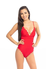 WBS RED SCALLOP ONE PIECE SWIMSUIT-Swimsuit-One-Piece-Red-S-[option4]-[option5]-[option6]-Womens-USA-Clothing-Boutique-Shop-Online-Clothes Minded