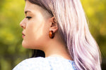 Wooden Small Chunky Hoops-180 Jewelry-Accessories, chunky wooden earrings, Earrings, jewelry, Max Retail, Pink Collection, sale, wood earrings, wooden chunky earrings, wooden chunky post earrings, wooden earrings-[option4]-[option5]-[option6]-Womens-USA-Clothing-Boutique-Shop-Online-Clothes Minded