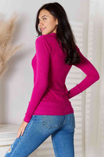 Zenana Full Size V-Neck Long Sleeve Cardigan-Ship from USA, Zenana-[option4]-[option5]-[option6]-Womens-USA-Clothing-Boutique-Shop-Online-Clothes Minded