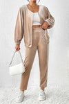 Zip Up Top and Pants Set-Ship From Overseas, SYNZ-[option4]-[option5]-[option6]-Womens-USA-Clothing-Boutique-Shop-Online-Clothes Minded