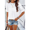 White Ruffle Shirt