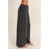 High Waist Drawstring Wide Leg Pants