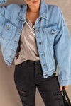 WBS Button Down Dropped Shoulder Denim Jacket-[option4]-[option5]-[option6]-Womens-USA-Clothing-Boutique-Shop-Online-Clothes Minded
