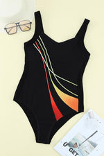 WBS Striped Sleeveless One-Piece Swimsuit-Swimsuit--[option4]-[option5]-[option6]-Womens-USA-Clothing-Boutique-Shop-Online-Clothes Minded